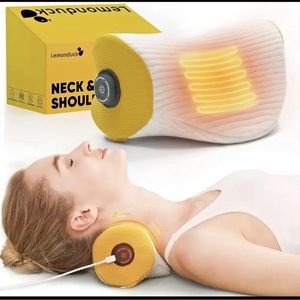 Heated Neck Stretcher Heating Pad Cervical Traction Neck and Shoulder Relaxer
